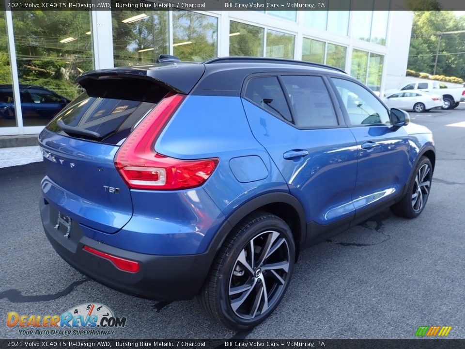 Bursting Blue Metallic 2021 Volvo XC40 T5 R-Design AWD Photo #2