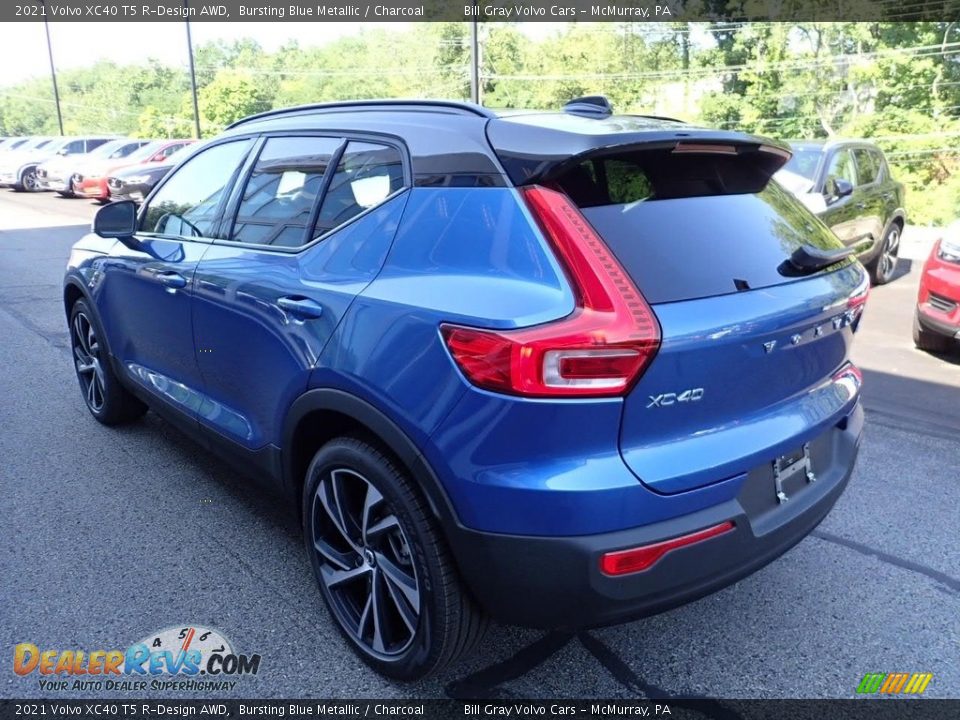 Bursting Blue Metallic 2021 Volvo XC40 T5 R-Design AWD Photo #4