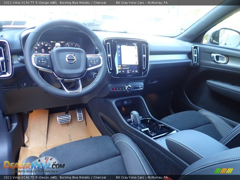 Charcoal Interior - 2021 Volvo XC40 T5 R-Design AWD Photo #10