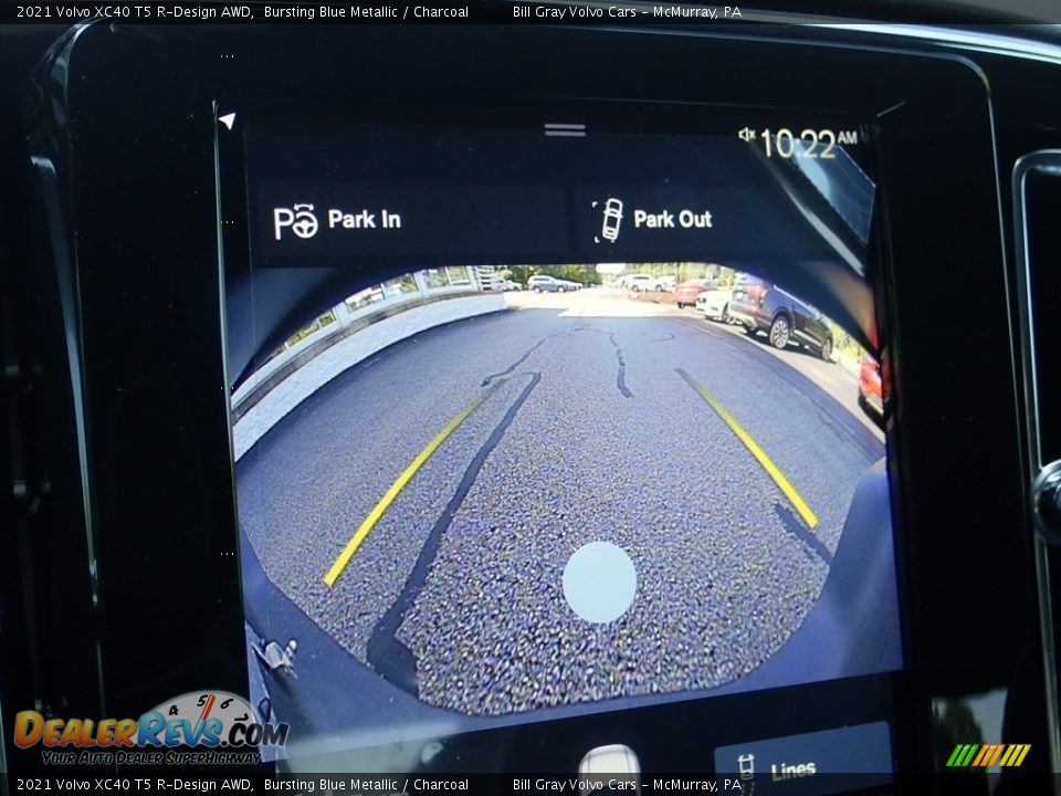 2021 Volvo XC40 T5 R-Design AWD Bursting Blue Metallic / Charcoal Photo #15
