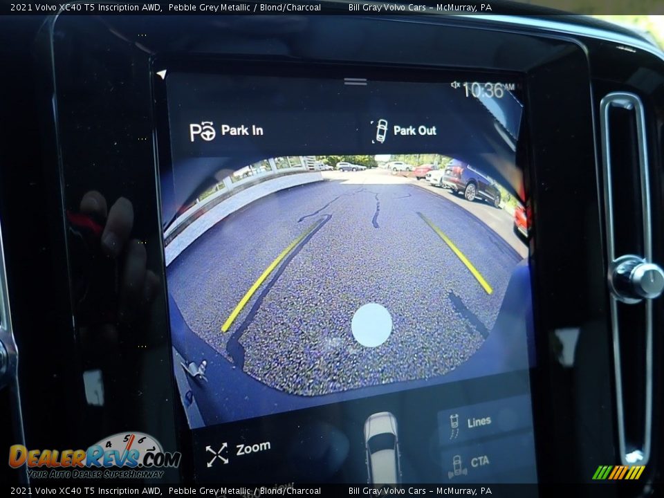 2021 Volvo XC40 T5 Inscription AWD Pebble Grey Metallic / Blond/Charcoal Photo #15