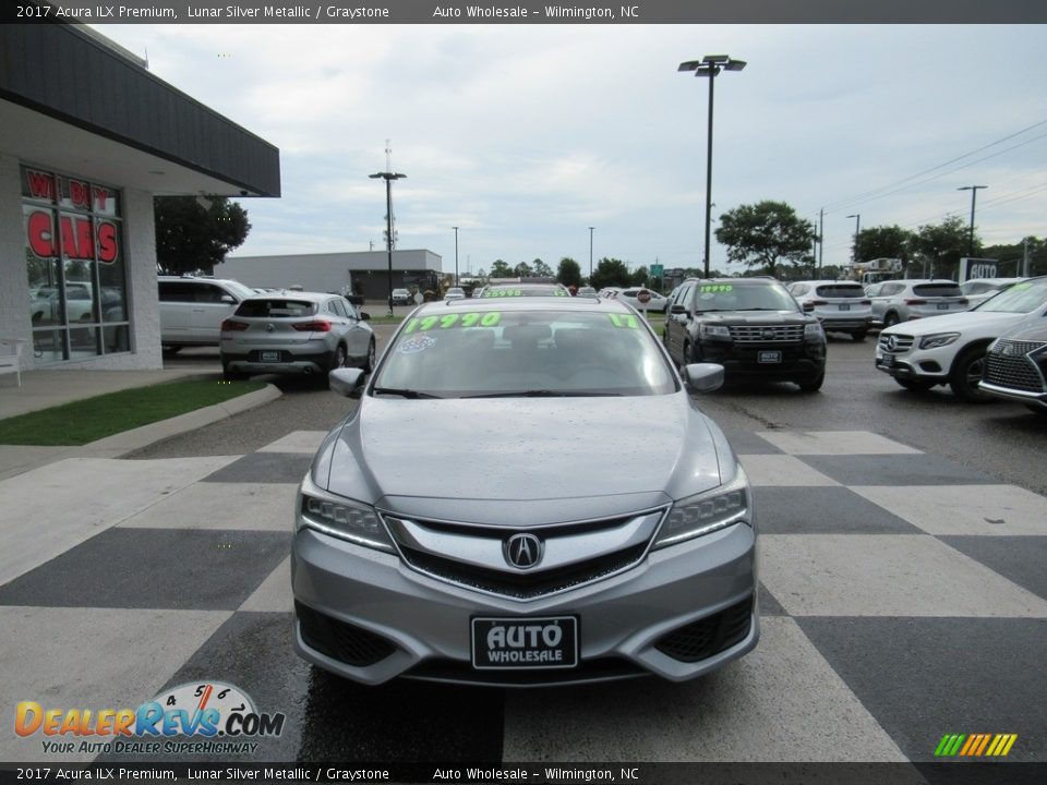 2017 Acura ILX Premium Lunar Silver Metallic / Graystone Photo #2