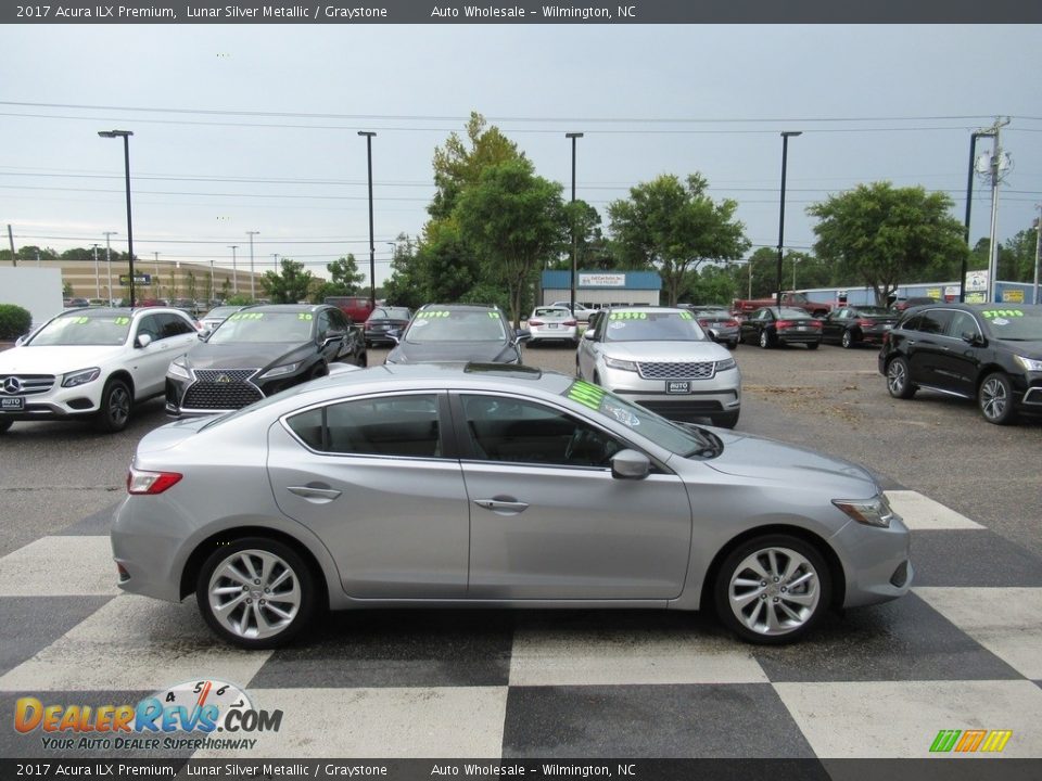 2017 Acura ILX Premium Lunar Silver Metallic / Graystone Photo #3