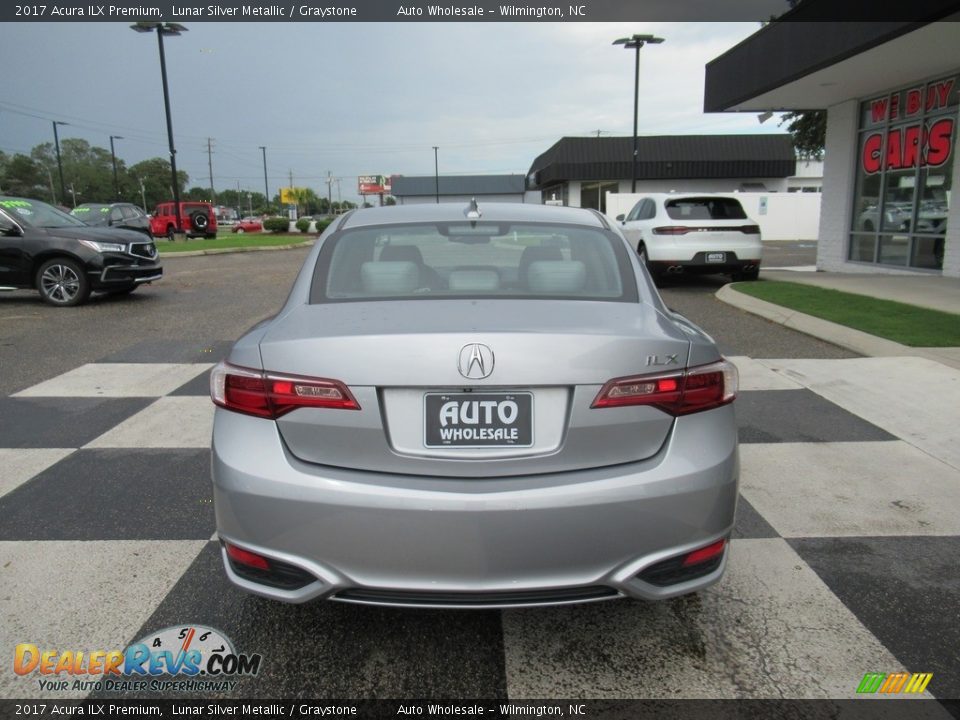 2017 Acura ILX Premium Lunar Silver Metallic / Graystone Photo #4