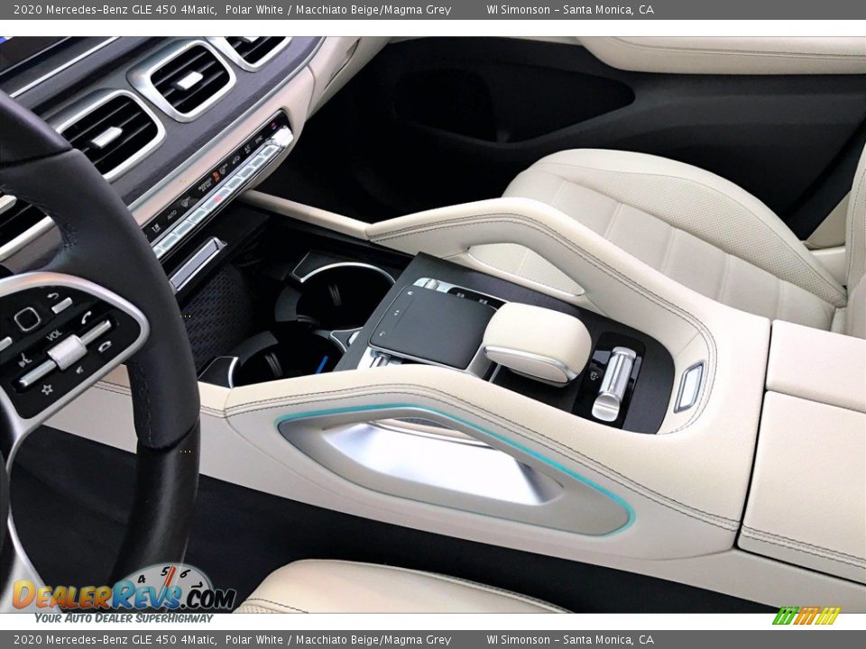2020 Mercedes-Benz GLE 450 4Matic Polar White / Macchiato Beige/Magma Grey Photo #7