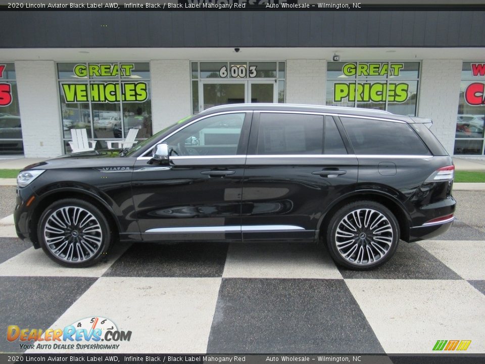 2020 Lincoln Aviator Black Label AWD Infinite Black / Black Label Mahogany Red Photo #1