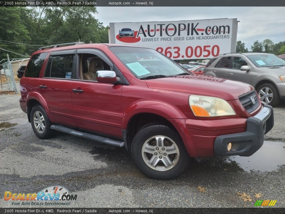 2005 Honda Pilot EX-L 4WD Redrock Pearl / Saddle Photo #1