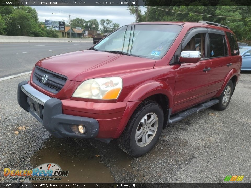 2005 Honda Pilot EX-L 4WD Redrock Pearl / Saddle Photo #6