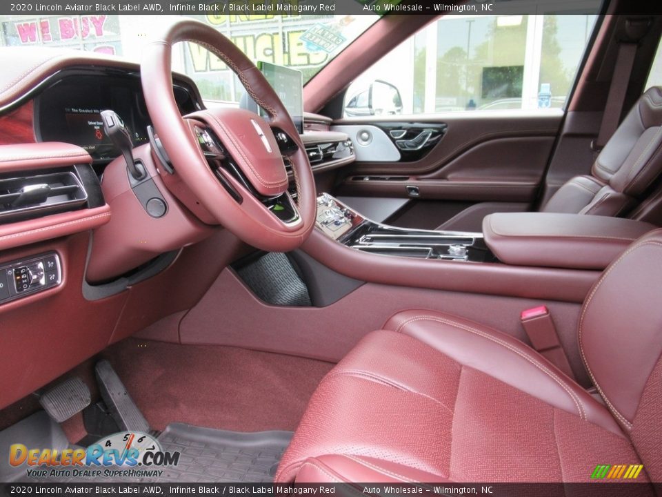 Black Label Mahogany Red Interior - 2020 Lincoln Aviator Black Label AWD Photo #9