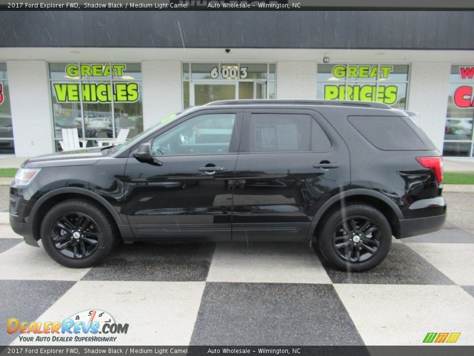 2017 Ford Explorer FWD Shadow Black / Medium Light Camel Photo #1