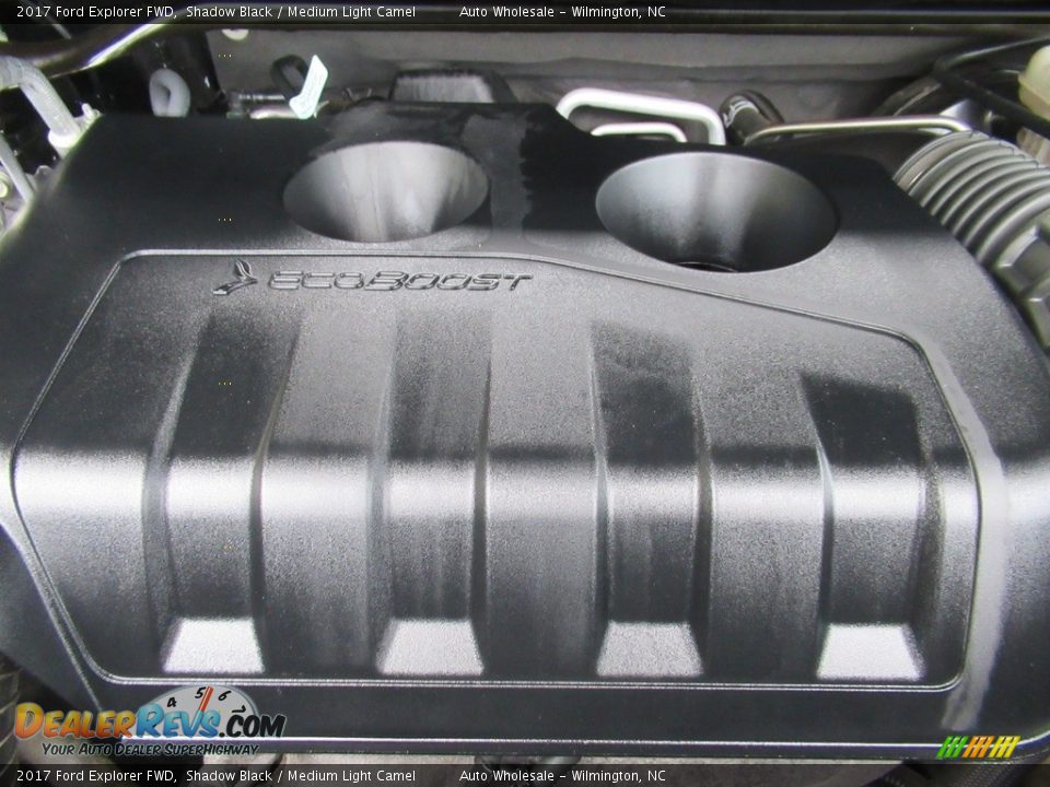 2017 Ford Explorer FWD Shadow Black / Medium Light Camel Photo #6