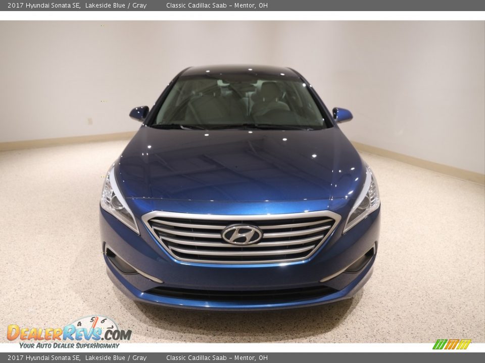 2017 Hyundai Sonata SE Lakeside Blue / Gray Photo #2