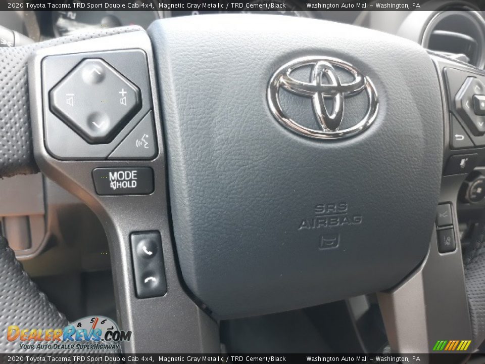 2020 Toyota Tacoma TRD Sport Double Cab 4x4 Magnetic Gray Metallic / TRD Cement/Black Photo #4