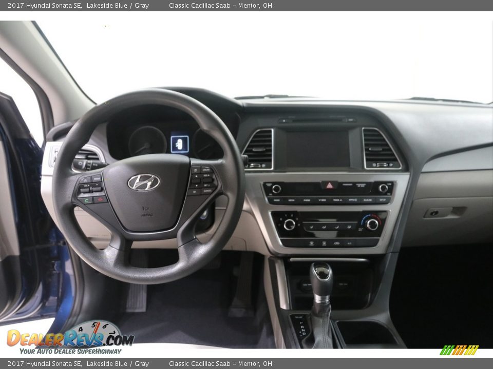 2017 Hyundai Sonata SE Lakeside Blue / Gray Photo #6