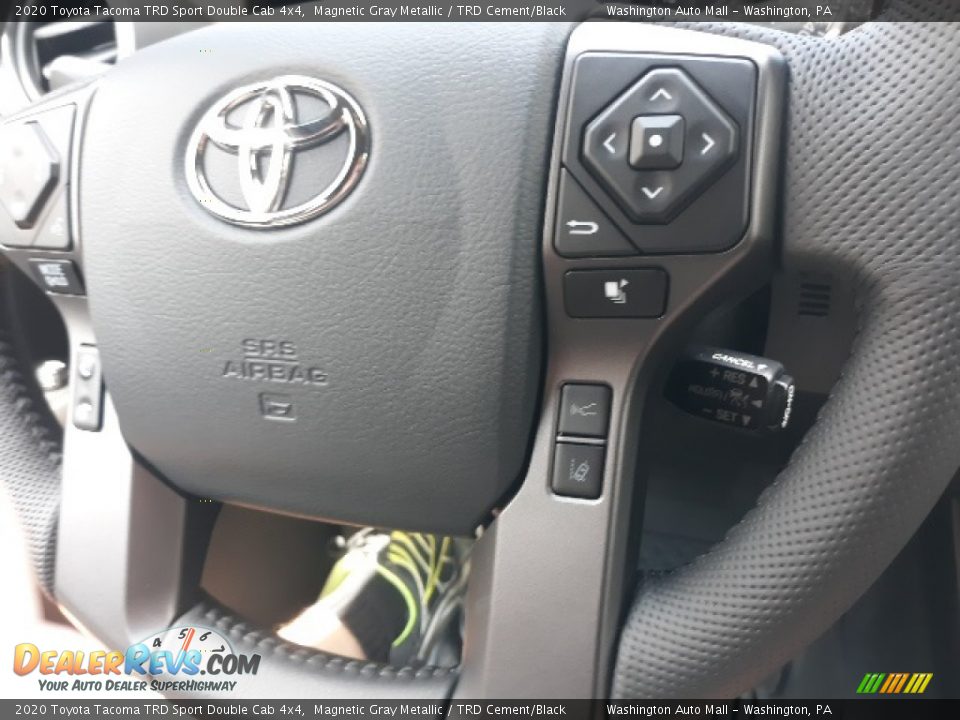 2020 Toyota Tacoma TRD Sport Double Cab 4x4 Magnetic Gray Metallic / TRD Cement/Black Photo #5