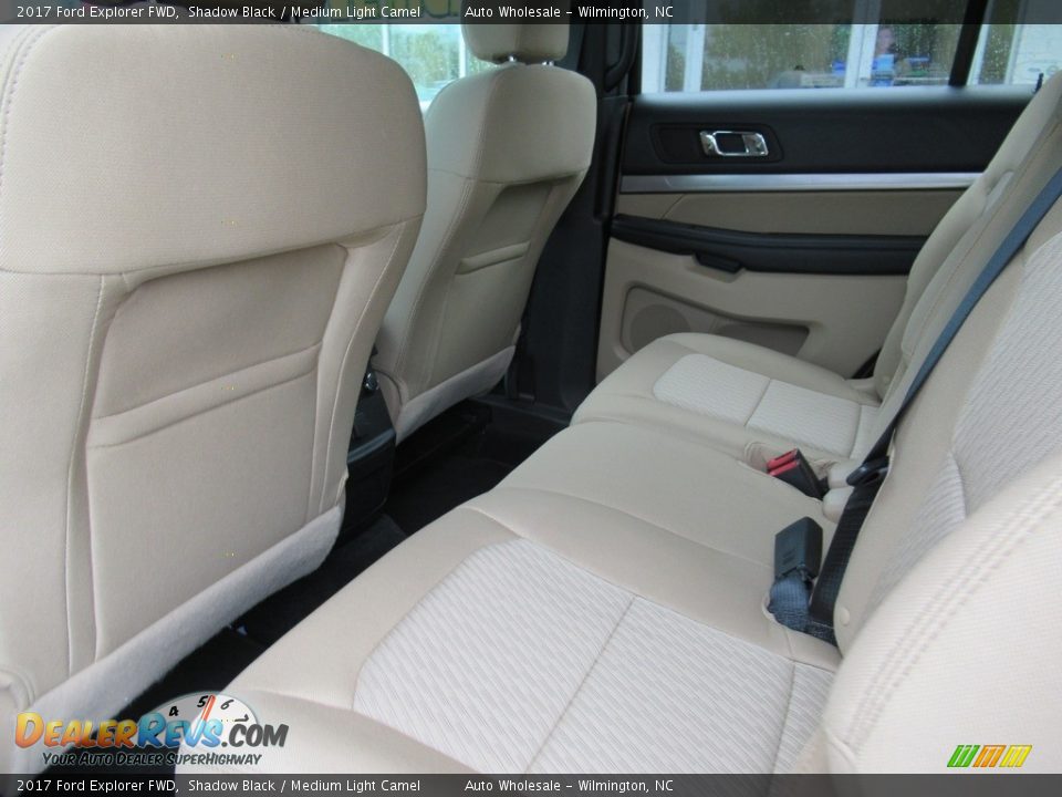 2017 Ford Explorer FWD Shadow Black / Medium Light Camel Photo #11