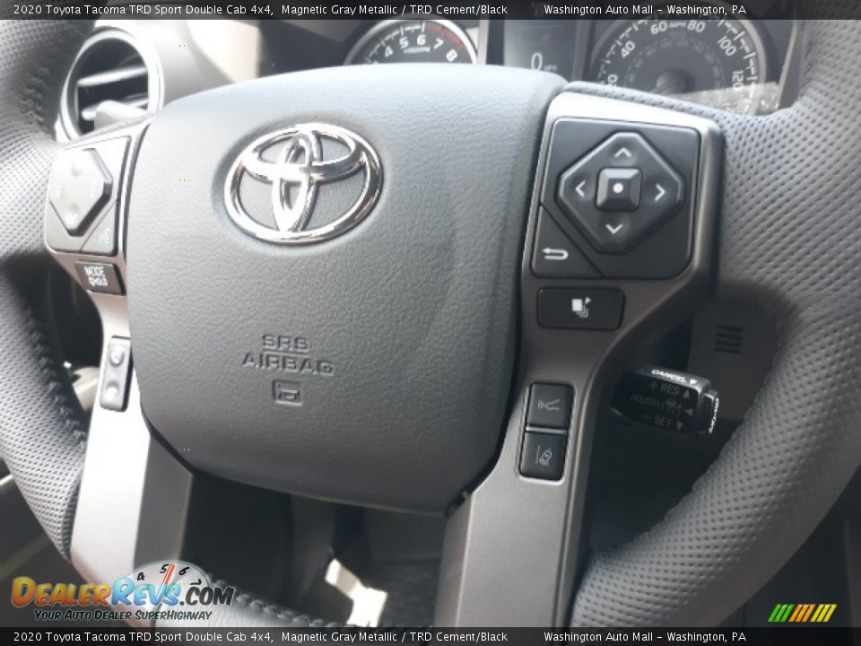 2020 Toyota Tacoma TRD Sport Double Cab 4x4 Magnetic Gray Metallic / TRD Cement/Black Photo #6