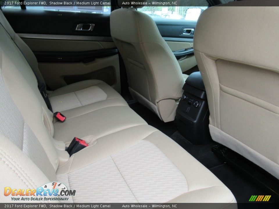 2017 Ford Explorer FWD Shadow Black / Medium Light Camel Photo #13