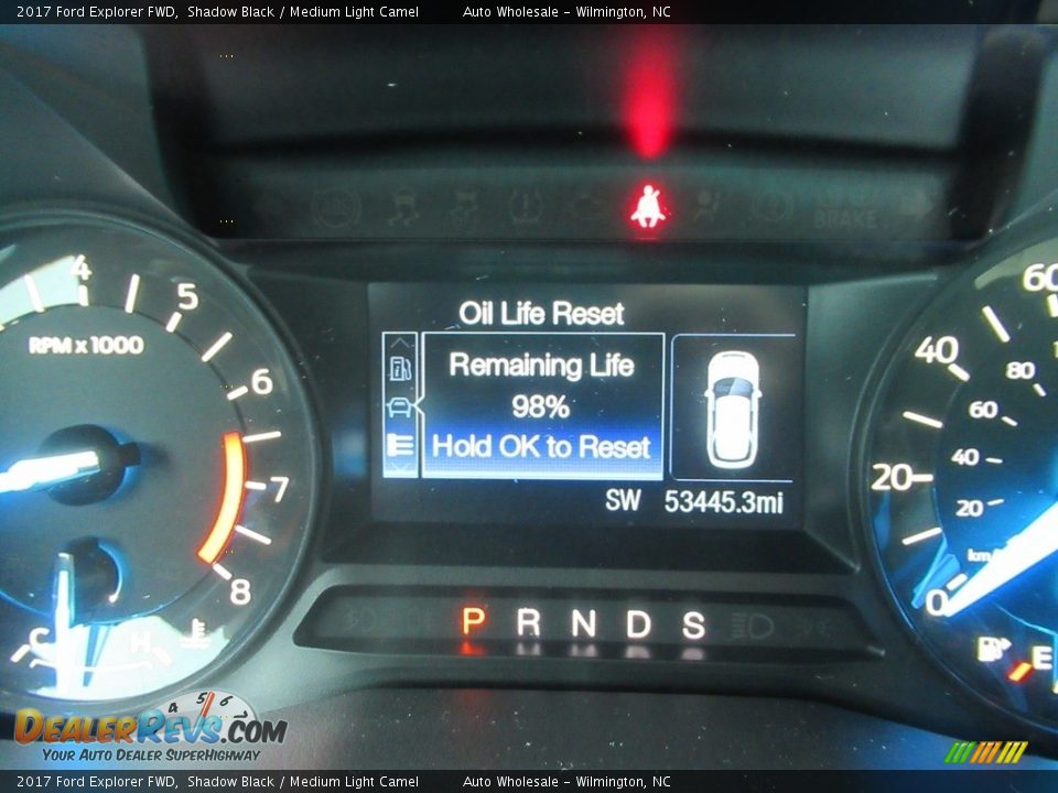 2017 Ford Explorer FWD Shadow Black / Medium Light Camel Photo #15