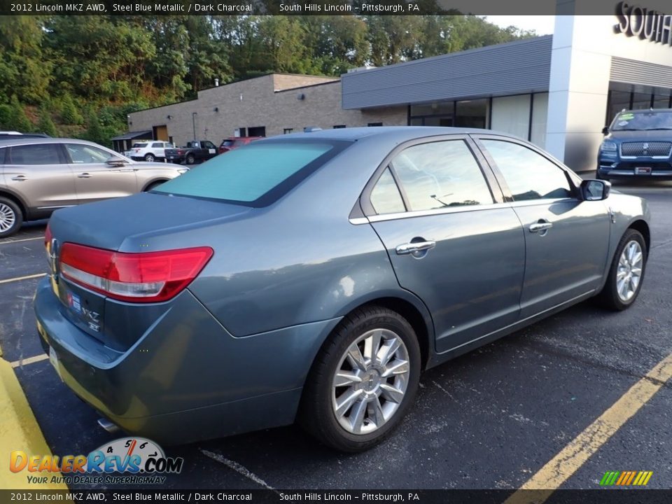 2012 Lincoln MKZ AWD Steel Blue Metallic / Dark Charcoal Photo #3