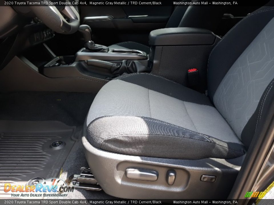 2020 Toyota Tacoma TRD Sport Double Cab 4x4 Magnetic Gray Metallic / TRD Cement/Black Photo #15