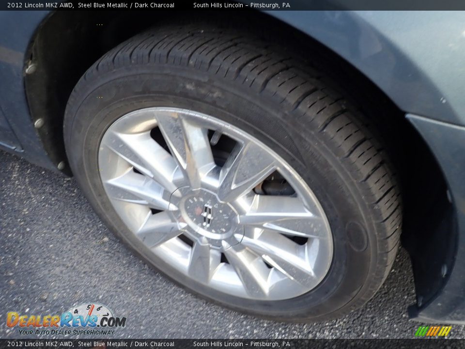 2012 Lincoln MKZ AWD Steel Blue Metallic / Dark Charcoal Photo #5