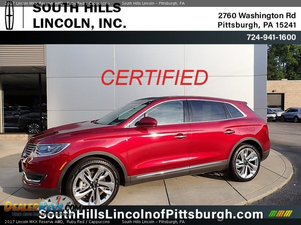 2017 Lincoln MKX Reserve AWD Ruby Red / Cappuccino Photo #1
