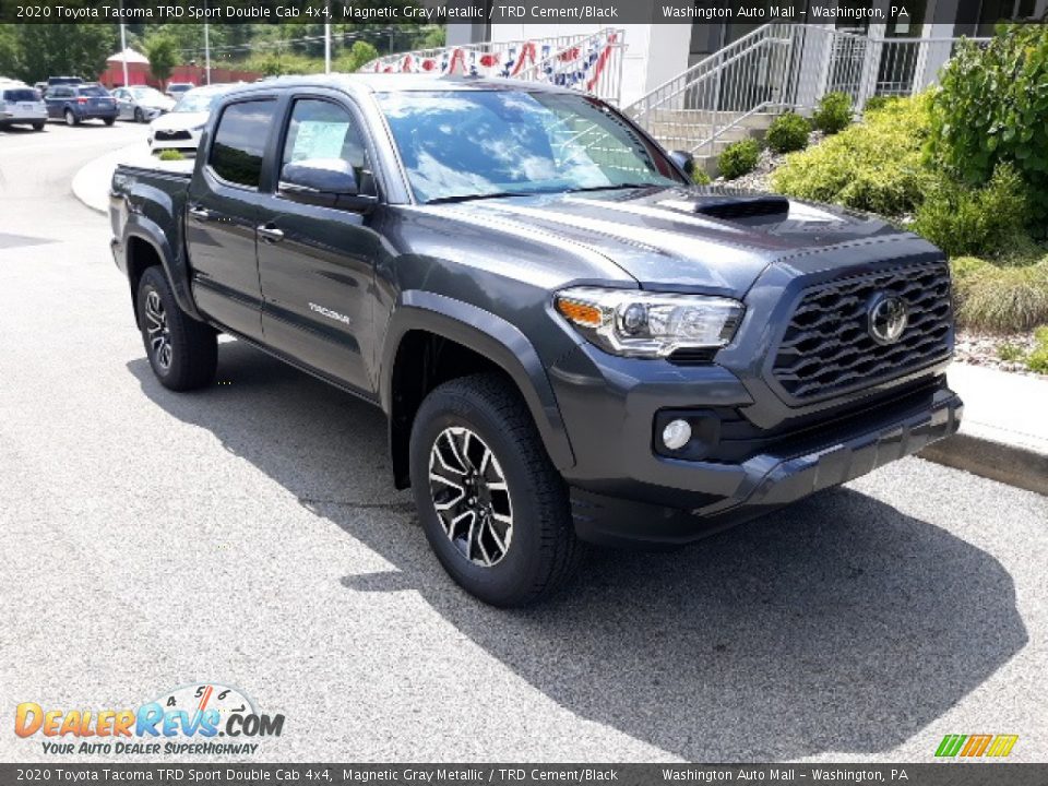2020 Toyota Tacoma TRD Sport Double Cab 4x4 Magnetic Gray Metallic / TRD Cement/Black Photo #21