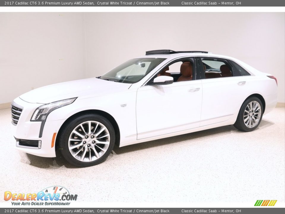 Front 3/4 View of 2017 Cadillac CT6 3.6 Premium Luxury AWD Sedan Photo #3