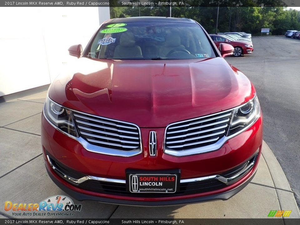2017 Lincoln MKX Reserve AWD Ruby Red / Cappuccino Photo #8