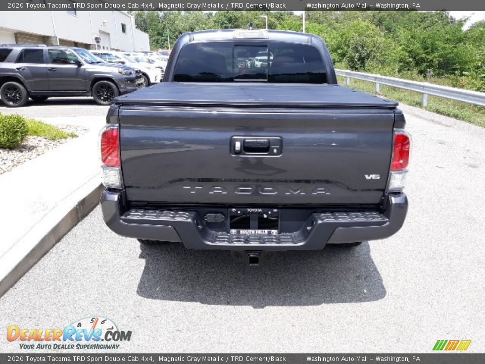 2020 Toyota Tacoma TRD Sport Double Cab 4x4 Magnetic Gray Metallic / TRD Cement/Black Photo #24