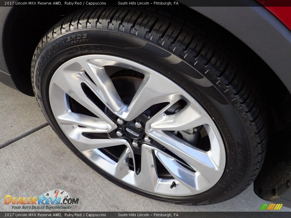 2017 Lincoln MKX Reserve AWD Wheel Photo #9