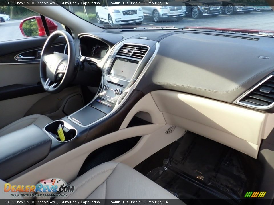 Dashboard of 2017 Lincoln MKX Reserve AWD Photo #11