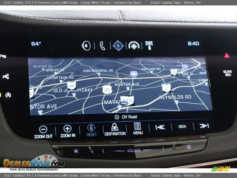 Navigation of 2017 Cadillac CT6 3.6 Premium Luxury AWD Sedan Photo #12