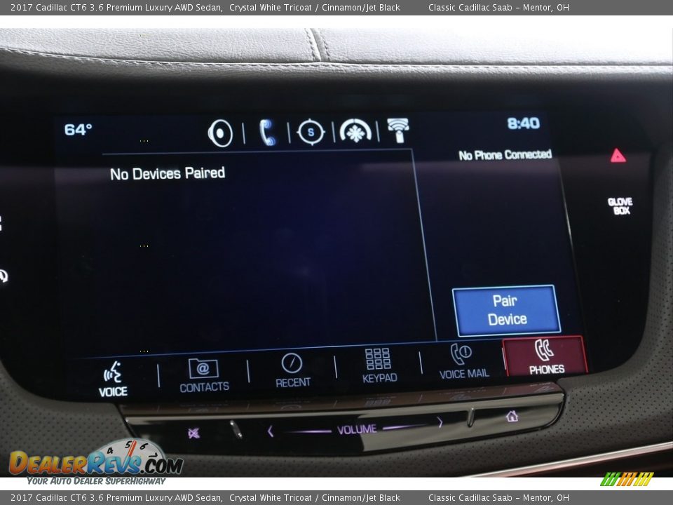 Controls of 2017 Cadillac CT6 3.6 Premium Luxury AWD Sedan Photo #13