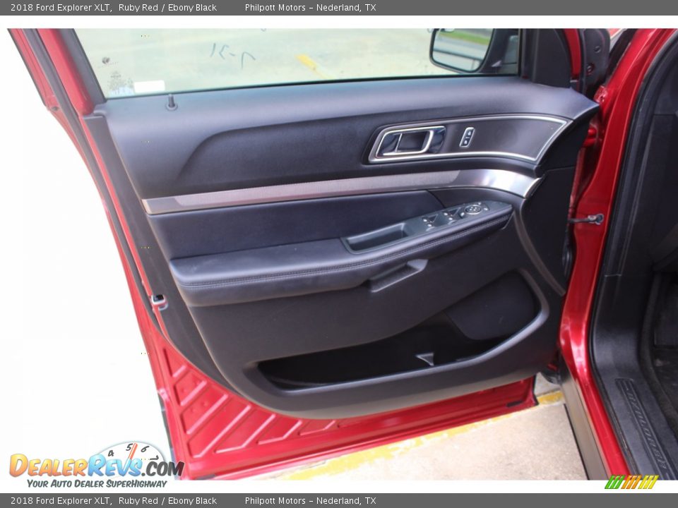 2018 Ford Explorer XLT Ruby Red / Ebony Black Photo #14