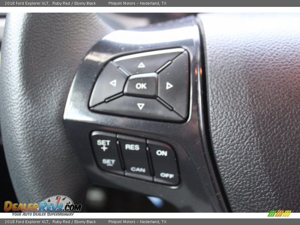 2018 Ford Explorer XLT Ruby Red / Ebony Black Photo #16
