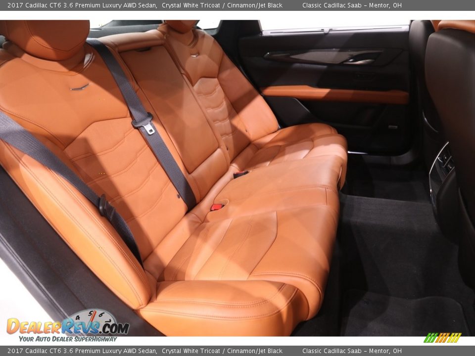 Rear Seat of 2017 Cadillac CT6 3.6 Premium Luxury AWD Sedan Photo #19