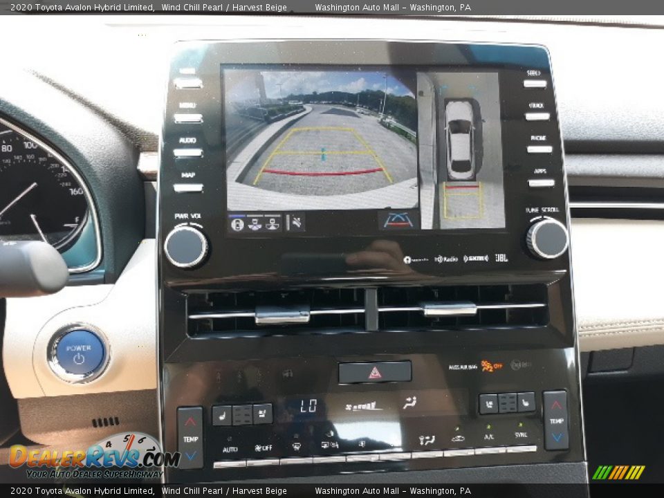 2020 Toyota Avalon Hybrid Limited Wind Chill Pearl / Harvest Beige Photo #7