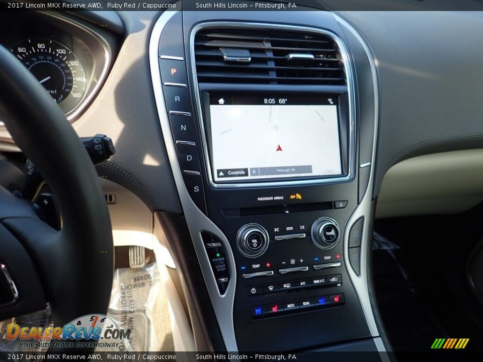 Controls of 2017 Lincoln MKX Reserve AWD Photo #22