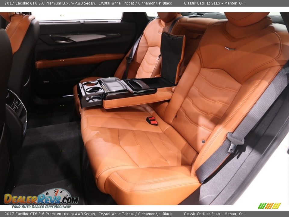 Rear Seat of 2017 Cadillac CT6 3.6 Premium Luxury AWD Sedan Photo #21