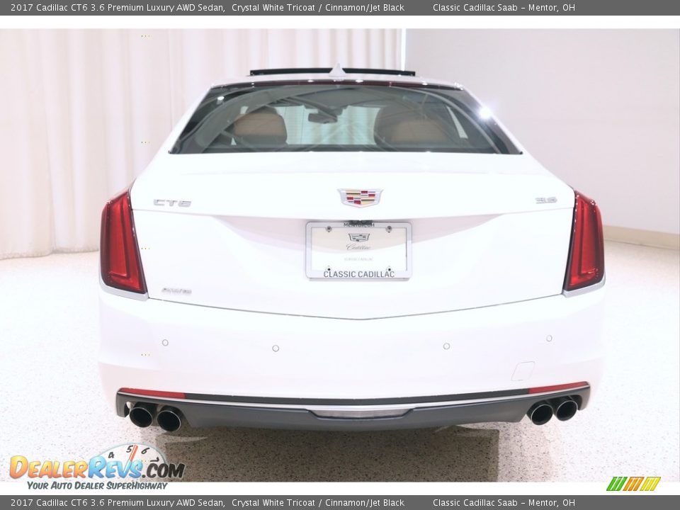 2017 Cadillac CT6 3.6 Premium Luxury AWD Sedan Crystal White Tricoat / Cinnamon/Jet Black Photo #22