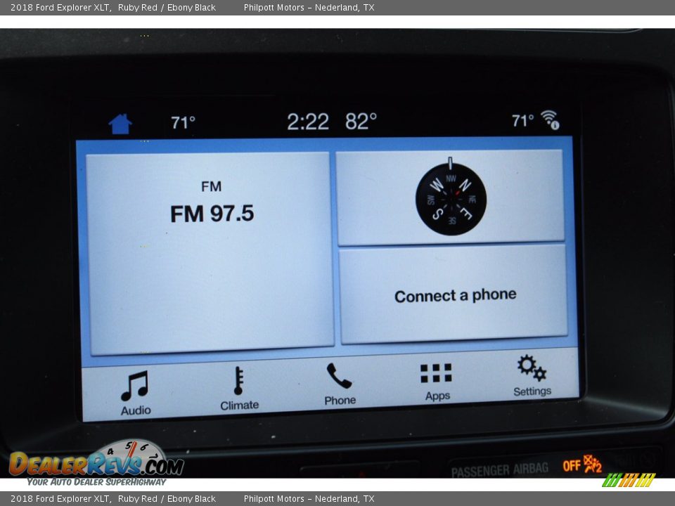 2018 Ford Explorer XLT Ruby Red / Ebony Black Photo #20