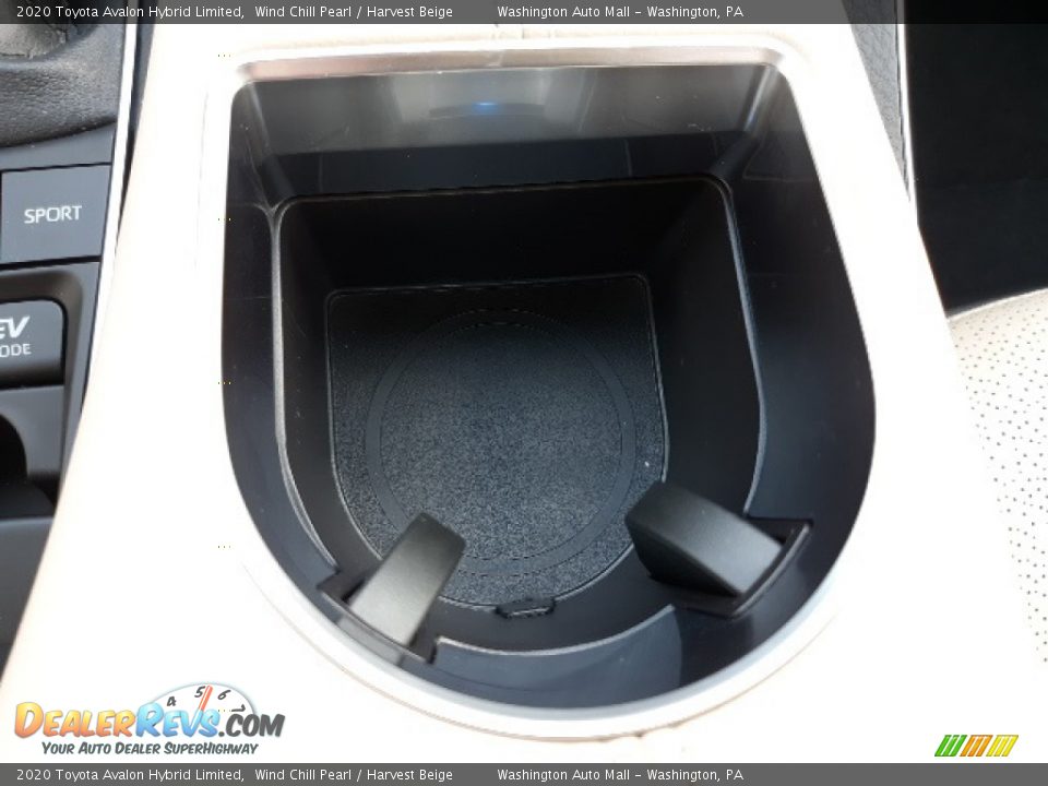 2020 Toyota Avalon Hybrid Limited Wind Chill Pearl / Harvest Beige Photo #12