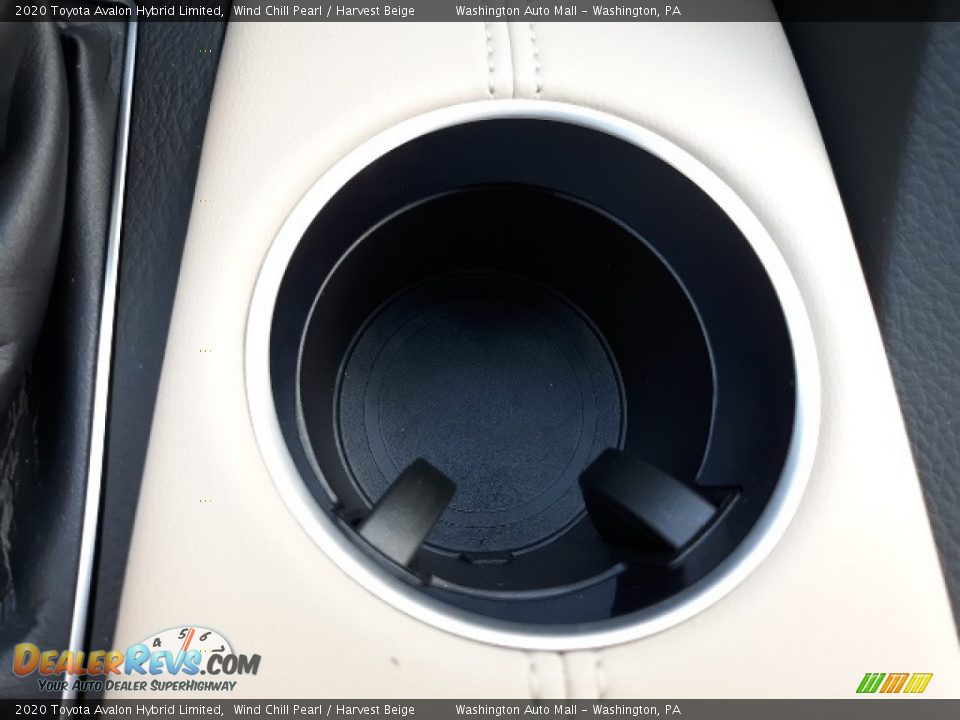 2020 Toyota Avalon Hybrid Limited Wind Chill Pearl / Harvest Beige Photo #13