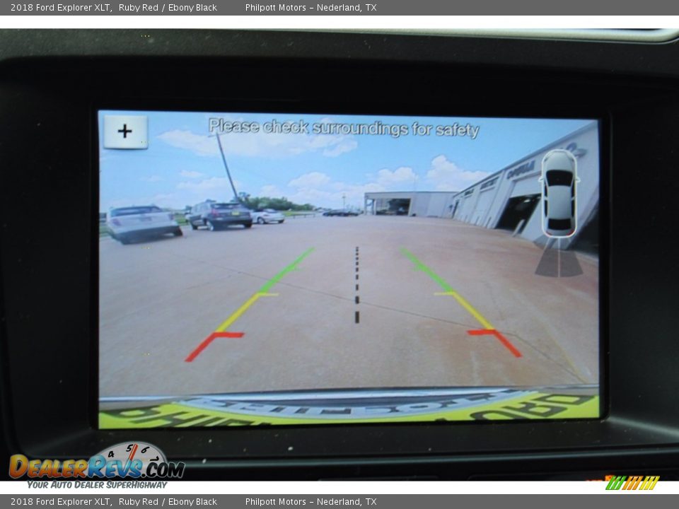 2018 Ford Explorer XLT Ruby Red / Ebony Black Photo #23
