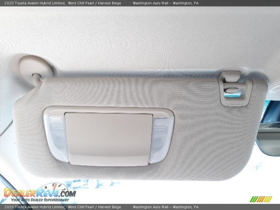 2020 Toyota Avalon Hybrid Limited Wind Chill Pearl / Harvest Beige Photo #14