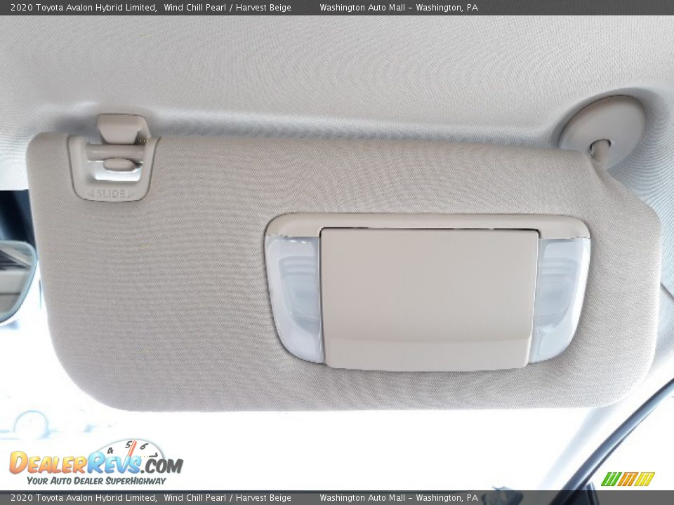 2020 Toyota Avalon Hybrid Limited Wind Chill Pearl / Harvest Beige Photo #16