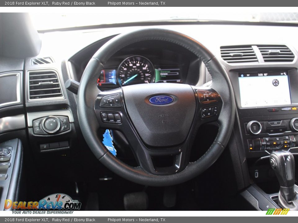 2018 Ford Explorer XLT Ruby Red / Ebony Black Photo #27