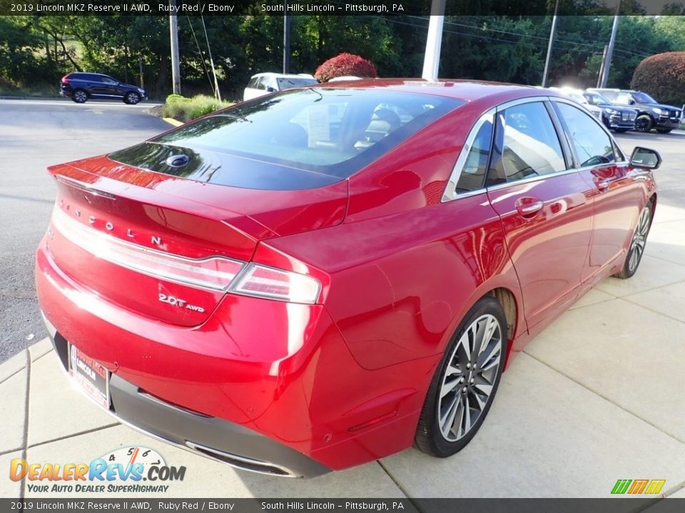 2019 Lincoln MKZ Reserve II AWD Ruby Red / Ebony Photo #6